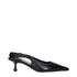 Jimmy Choo AMEL 50 Women's Black Leather Slingback Heels